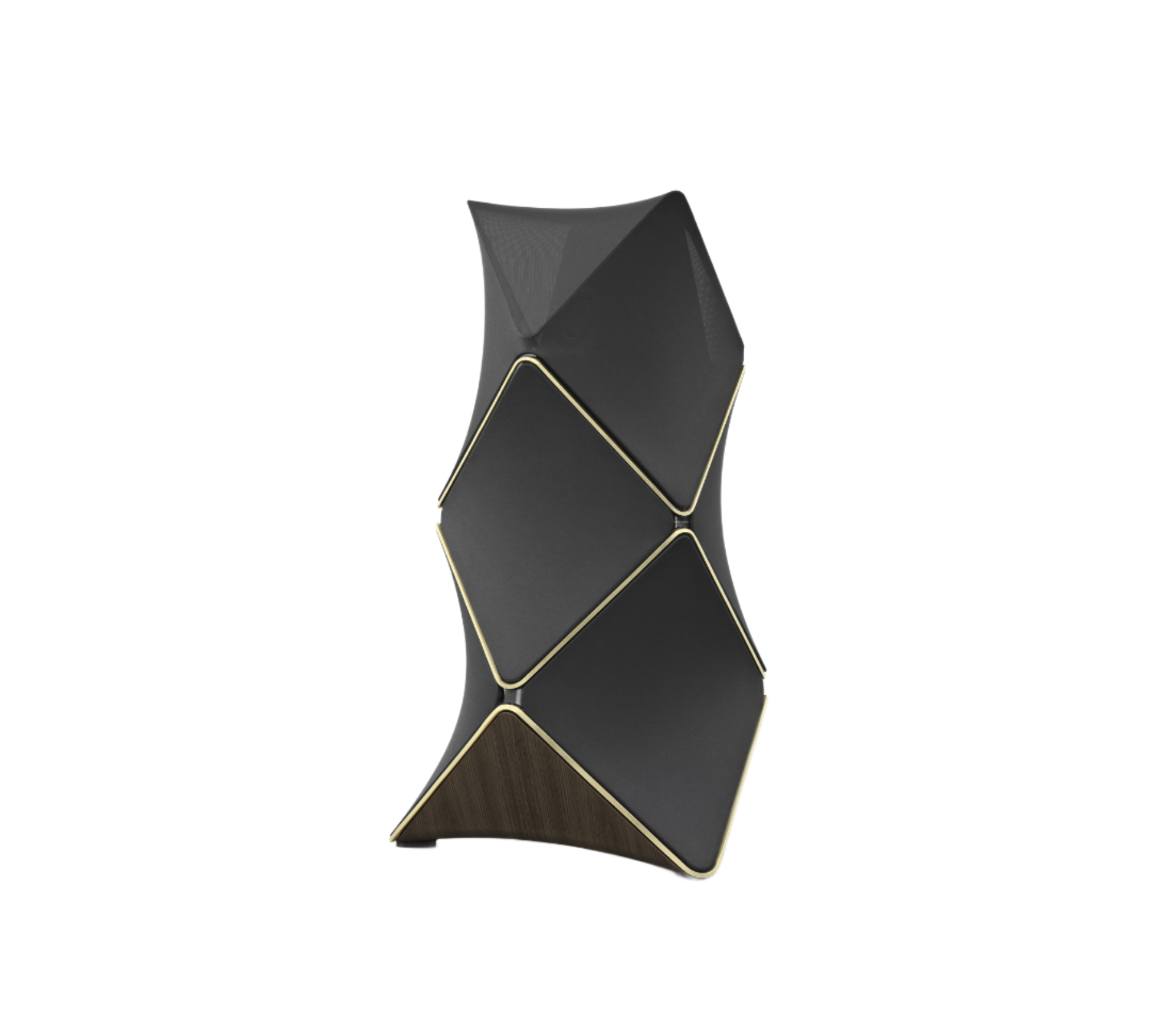 Beolab 90 0008 Black Brass with Smoked Oak
