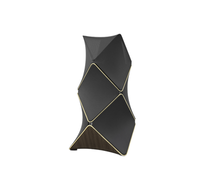 Beolab 90 0008 Black Brass with Smoked Oak